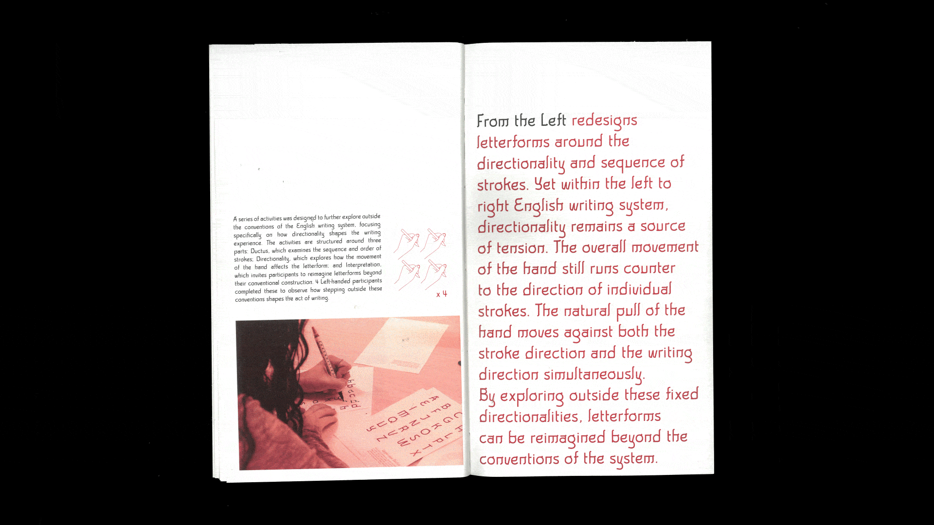 From the Left Typographic Animation Interaction Showcase